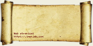 Jasmina Nikačević vizit kartica